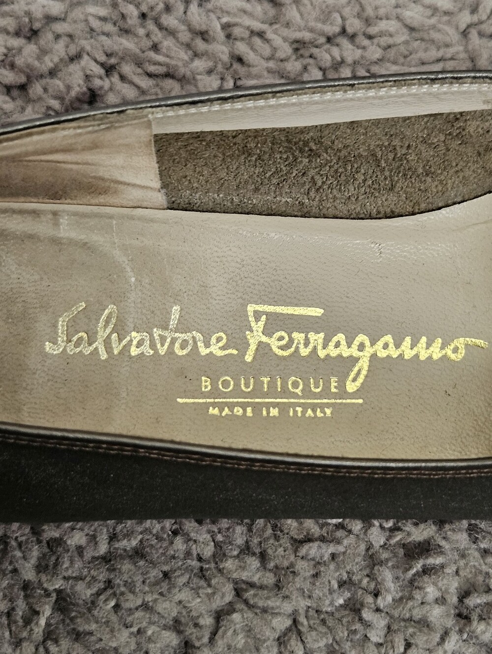 Lot Of Three Pair Of Vintage Salvatore Ferragamo Leather Sz 8 4A Loafers Classic - Picture 10 of 13